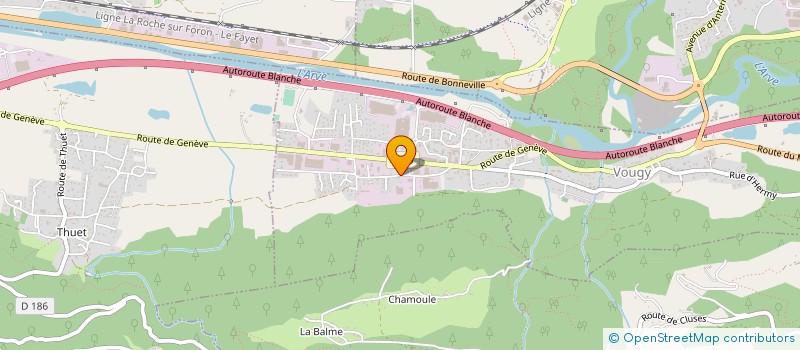 localisation de l'entreprise LOMACY INDUSTRIES à VOUGY