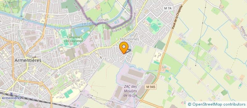 localisation de l'entreprise LOMAD  HOUPLINES