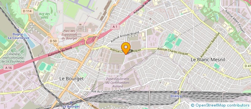 localisation de l'entreprise LOMADEM à LE BLANC-MESNIL