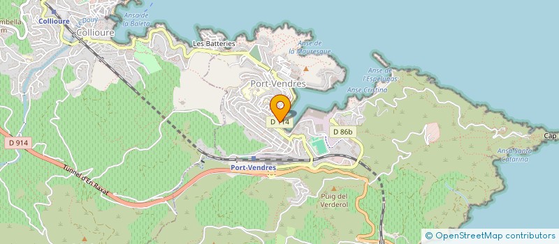 localisation de l'entreprise LOMADI  PORT-VENDRES