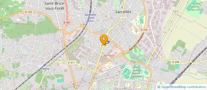 localisation de l'entreprise LOMAG à SARCELLES