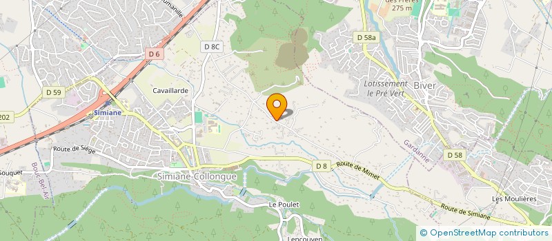 localisation de l'entreprise LOMAJE  SIMIANE-COLLONGUE
