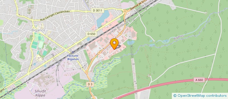 localisation de l'entreprise LOMAJERSY  BIGANOS