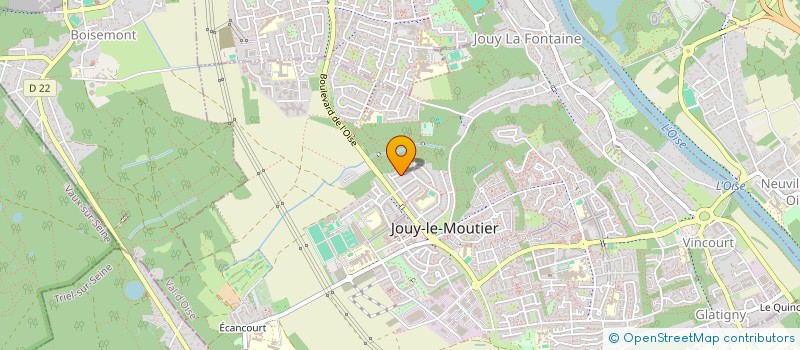 localisation de l'entreprise LOMAK IMMO  JOUY-LE-MOUTIER