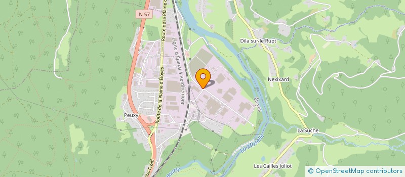 localisation de l'entreprise LOMALOG à SAINT-NABORD