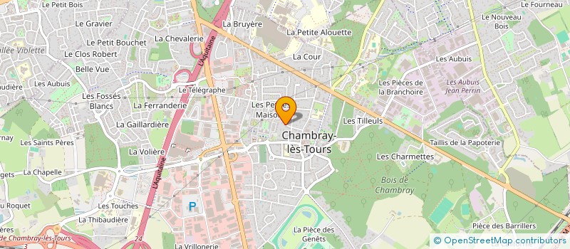 localisation de l'entreprise LOMANAEL INVEST  CHAMBRAY-LES-TOURS