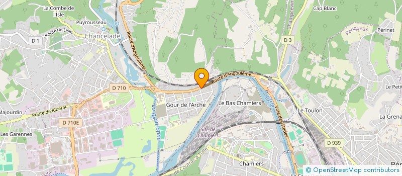 localisation de l'entreprise LOMAR à PERIGUEUX