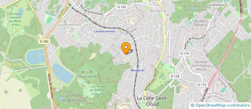 localisation de l'entreprise LOMARIE CONSEIL  BOUGIVAL