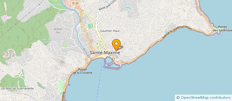 localisation de l'entreprise LOMAT à SAINTE-MAXIME