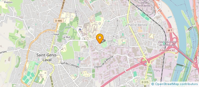 localisation de l'entreprise LOMAT  OULLINS-PIERRE-BENITE