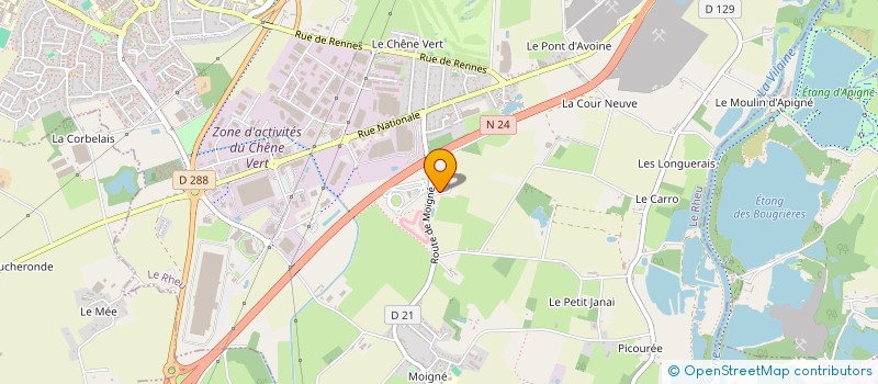 localisation de l'entreprise LOMATECH à LE RHEU