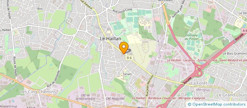 localisation de l'entreprise LOMATECH à LE HAILLAN