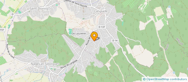 localisation de l'entreprise LOMATI PATRIMOINE  LANGLADE