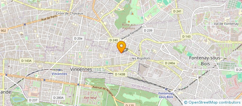 localisation de l'entreprise LOMATIM à VINCENNES