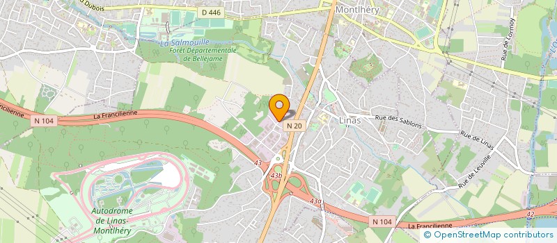 localisation de l'entreprise LOMAWORLD TP  LINAS