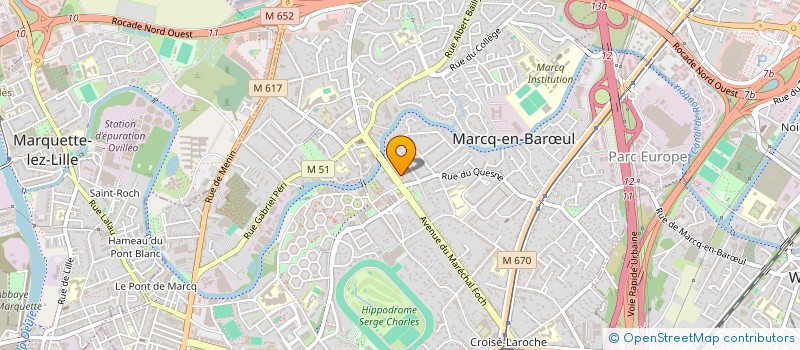 localisation de l'entreprise LOMAXIMMO à MARCQ-EN-BARŒUL