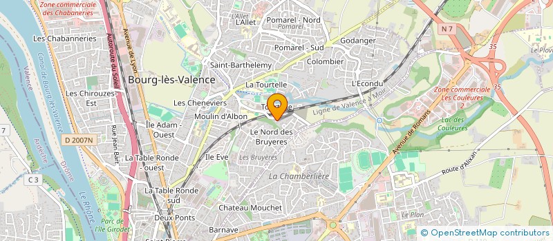 localisation de l'entreprise LOMBARD  BOURG-LES-VALENCE