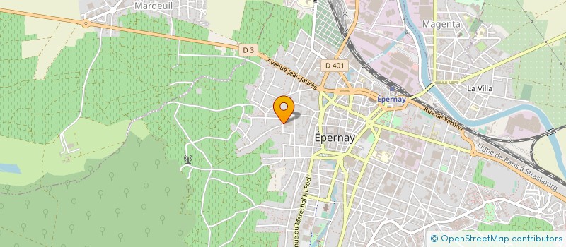 localisation de l'entreprise LOMBARD ET MEDOT  EPERNAY