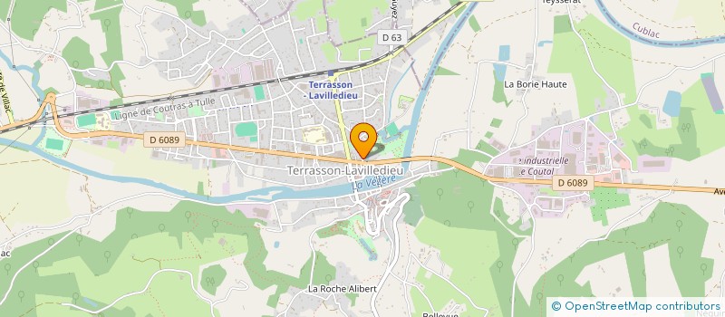 localisation de l'entreprise LOMBARD ET VOLTAIRE  TERRASSON-LAVILLEDIEU