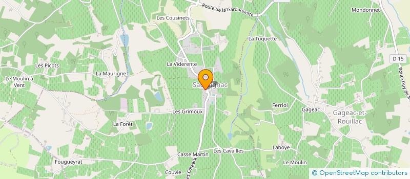 localisation de l'entreprise LOMBARD HERBAUT  SAUSSIGNAC