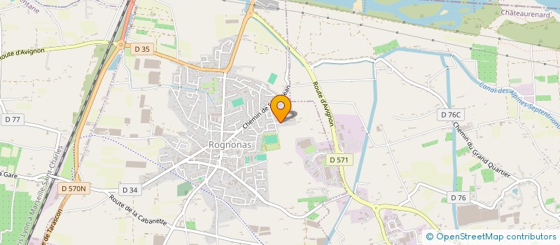 localisation de l'entreprise LOMBARD IMMOBILIER  ROGNONAS