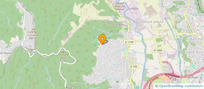 localisation de l'entreprise LOMBARDE 2351  MANDELIEU-LA-NAPOULE