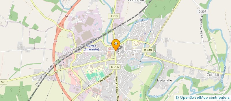 localisation de l'entreprise LOMBARDELLIAS  RUFFEC