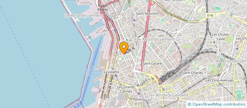 localisation de l'entreprise LOMBARDI GIUDICELLI à MARSEILLE