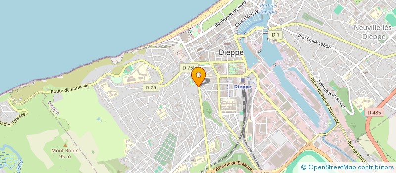 localisation de l'entreprise LOMBARDI PERE & FILS  DIEPPE