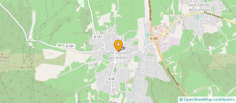 localisation de l'entreprise LOMBARDO à SAINT-LAURENT-DES-ARBRES