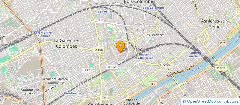 localisation de l'entreprise LOMBARDO / NEGRINI INDIVISION à COURBEVOIE