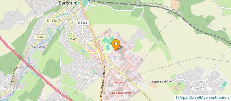 localisation de l'entreprise LOMBARDO P OTMEZGUINE R à BARENTIN