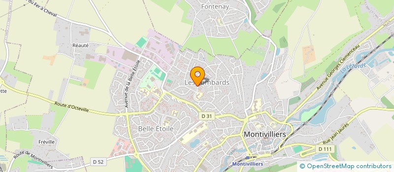 localisation de l'entreprise LOMBARDS LOISIRS ANIMATION CULTURE à MONTIVILLIERS
