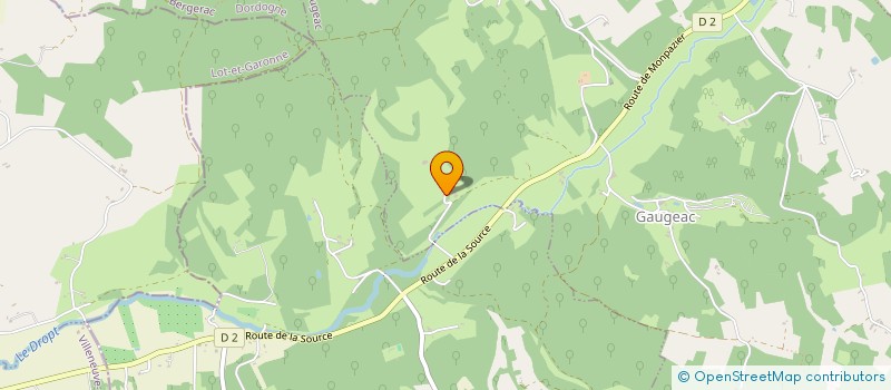 localisation de l'entreprise LOMBARES HOLDING  GAUGEAC