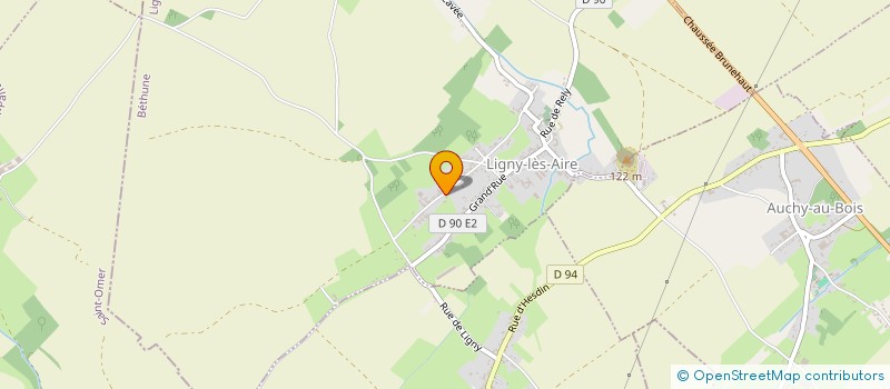 localisation de l'entreprise LOMBART FAMILY  LIGNY-LES-AIRE