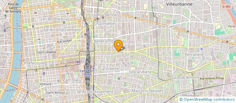 localisation de l'entreprise LOMBE BARBER  LYON