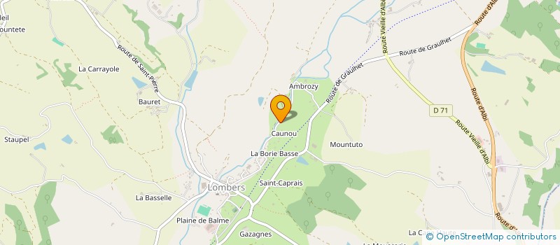 localisation de l'entreprise LOMBERS SPORTS ET NATURE  LOMBERS