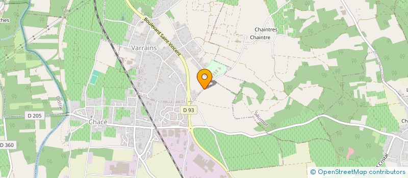 localisation de l'entreprise LOMC  VERRIE