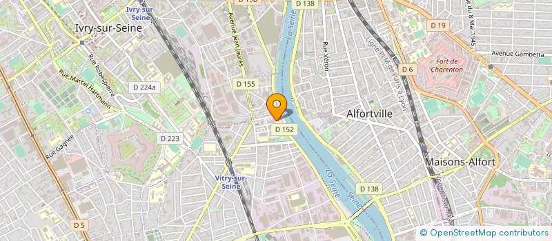 localisation de l'entreprise LOMDIS à VITRY-SUR-SEINE
