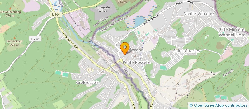 localisation de l'entreprise LOMEA  PETITE-ROSSELLE