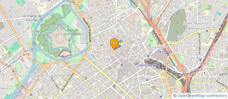 localisation de l'entreprise LOMED à LILLE