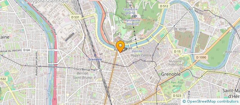 localisation de l'entreprise LOMED  GRENOBLE