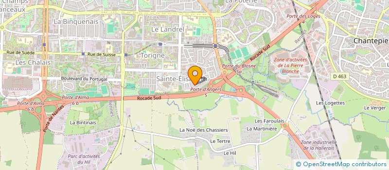 localisation de l'entreprise LOMENECH RAPE LMNP  RENNES