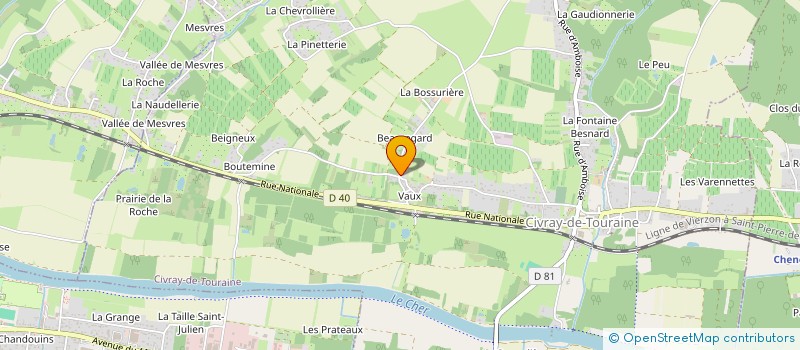 localisation de l'entreprise LOMENO  CIVRAY-DE-TOURAINE