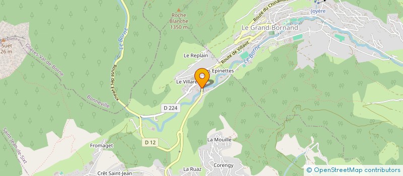 localisation de l'entreprise LOMEO  SAINT-JEAN-DE-SIXT