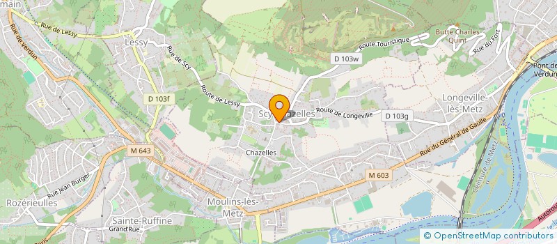 localisation de l'entreprise LOMETO  SCY-CHAZELLES