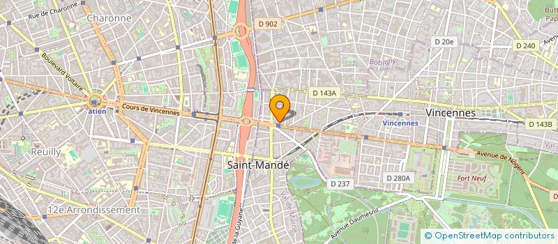 localisation de l'entreprise LOMEVA DESIGN  SAINT-MANDE