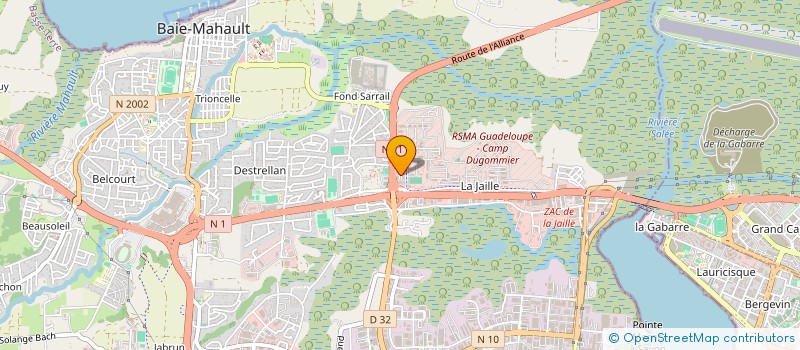 localisation de l'entreprise LOMIBEL  BAIE MAHAULT