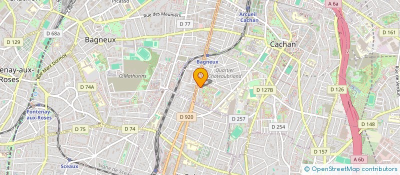 localisation de l'entreprise LOMIL AMBULANCES  CACHAN