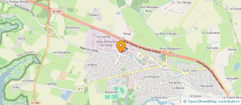 localisation de l'entreprise LOMILELI  THEIX-NOYALO